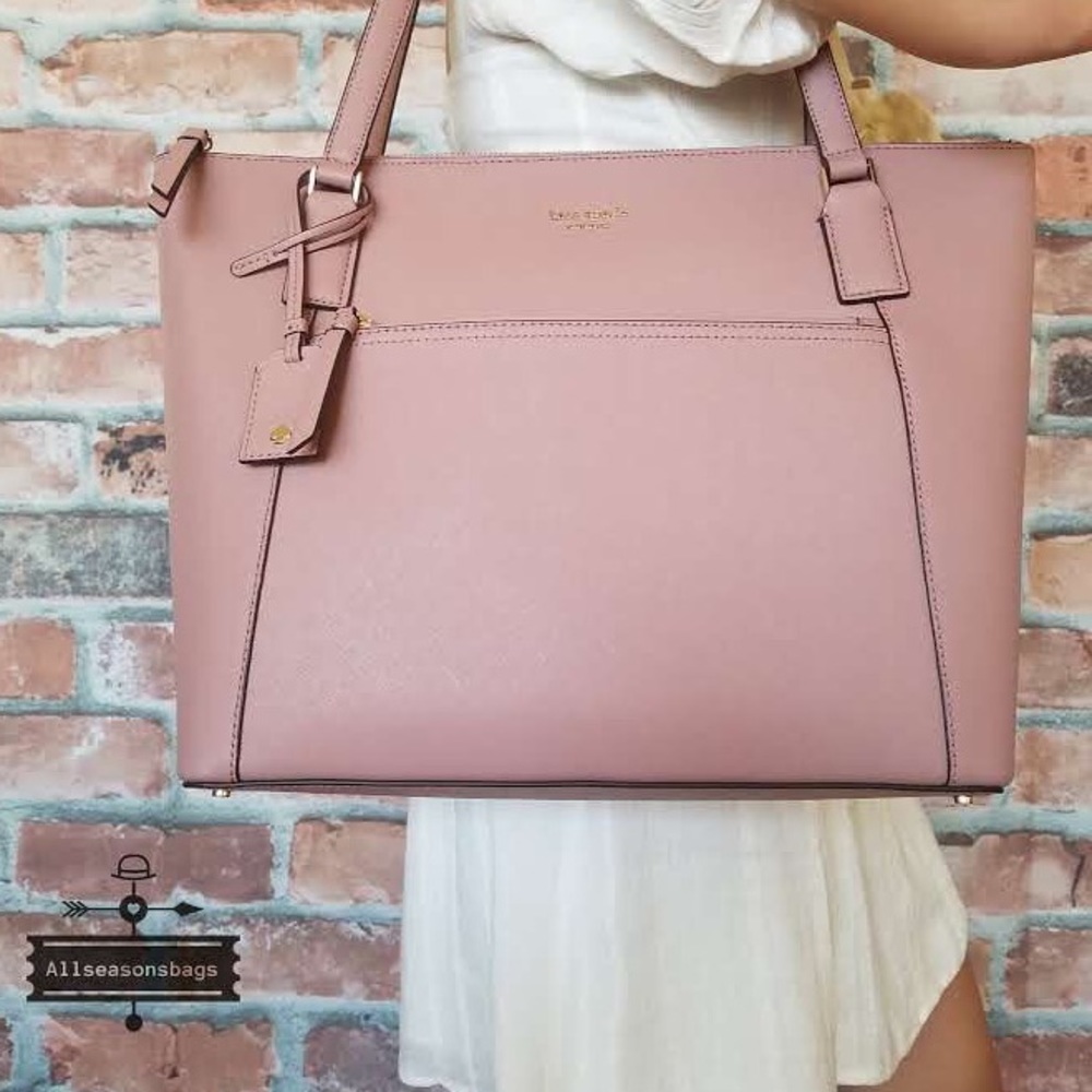 Kate spade LARGE Cameron pocket tote solid PEONY - Picture 3 of 7